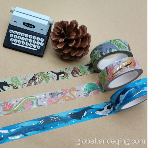 China Custom Printing Clear Solid Color Stickers Washi Tape Factory